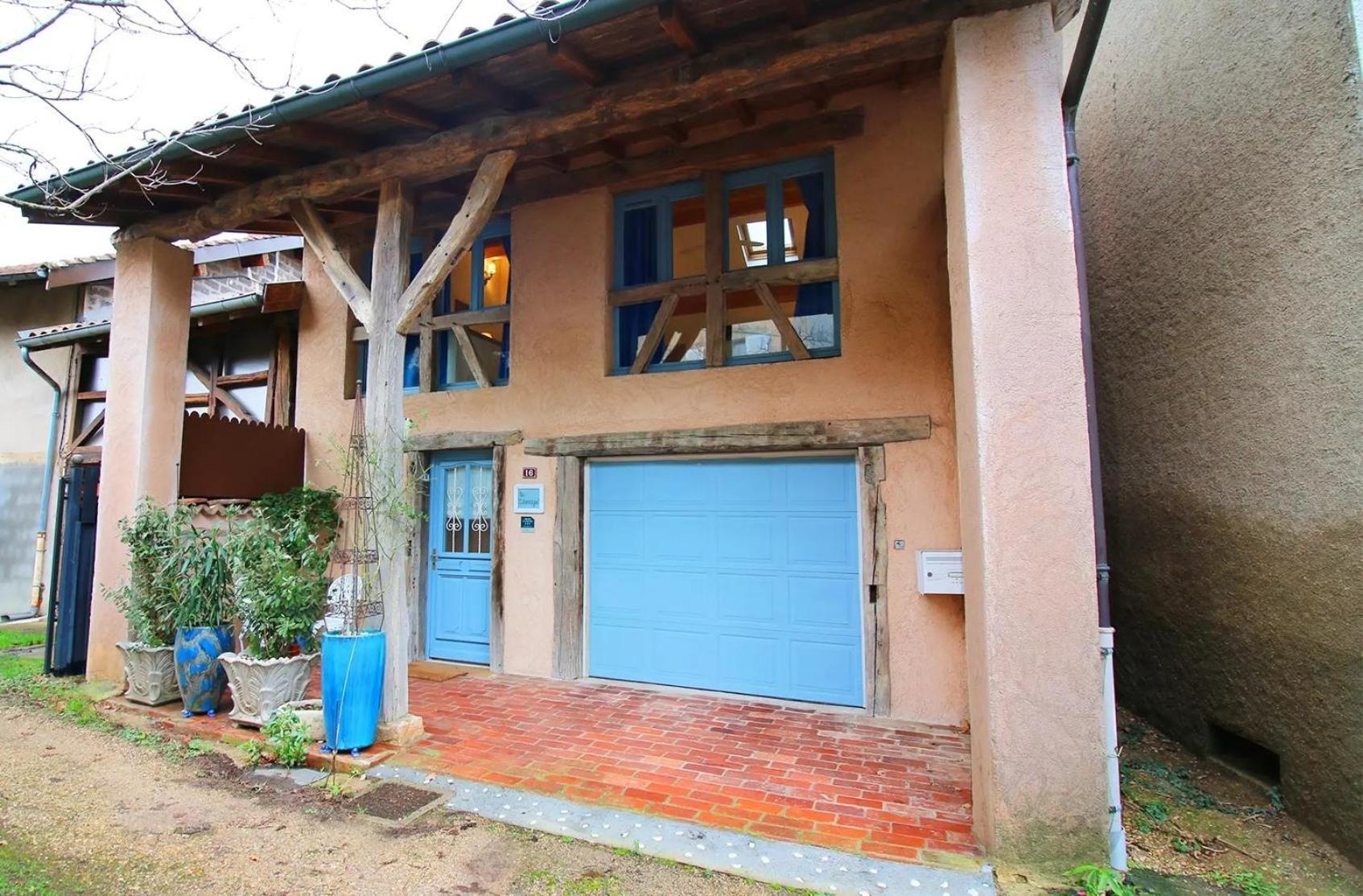 Les Colombages Appartement Biziat Buitenkant foto